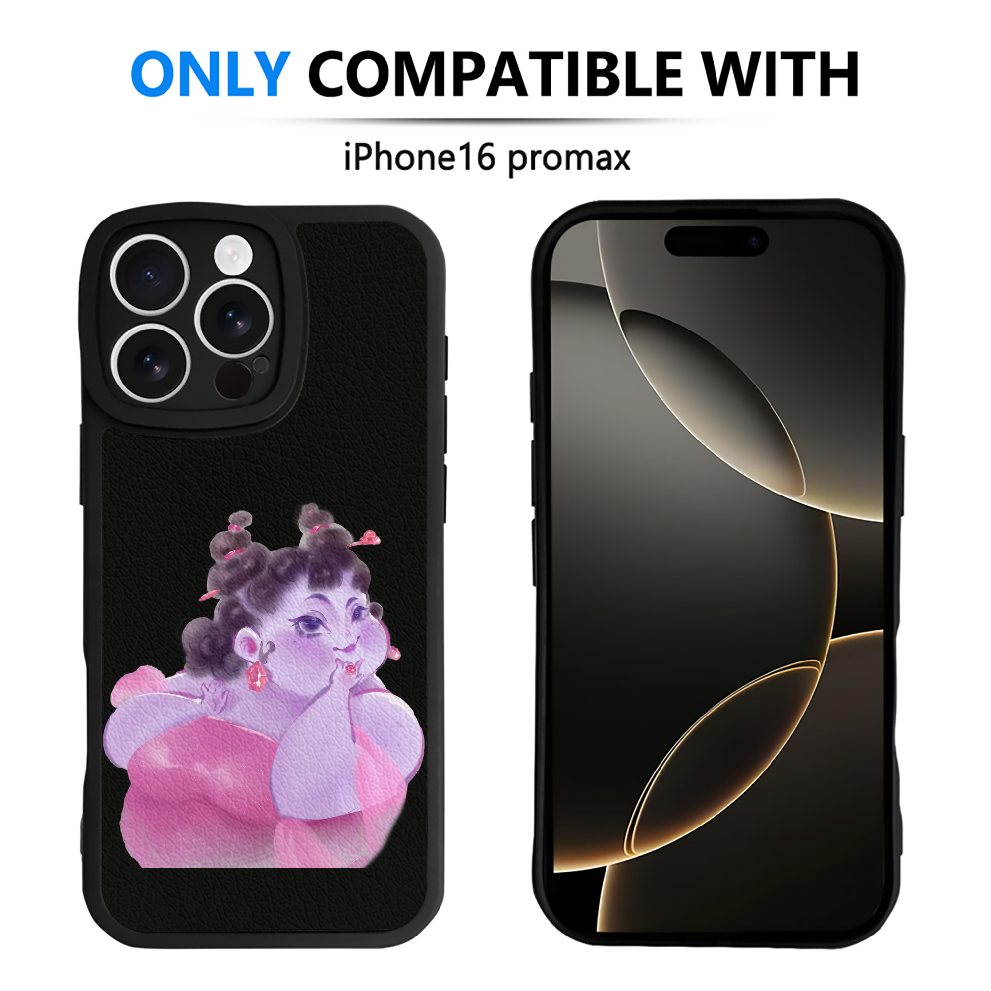 （画像用） Ne Zha 2 ナタ 魔童の大暴れ 【iPhone 16シリーズ対応】シリコンスマホケース（レザー調） 材質：シリコン